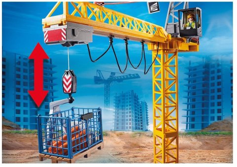 Zestaw z figurkami city action 70441 zdalnie sterowany żuraw