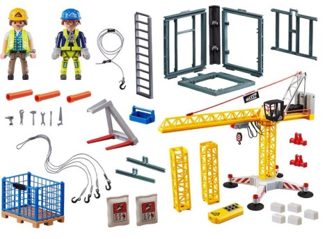 Zestaw z figurkami city action 70441 zdalnie sterowany żuraw