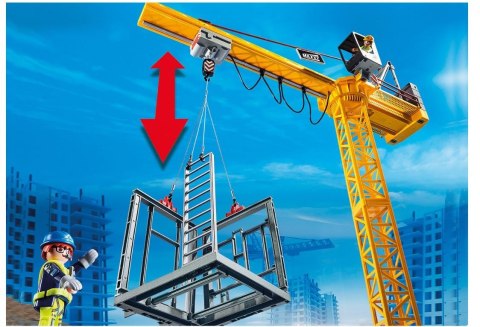 Zestaw z figurkami city action 70441 zdalnie sterowany żuraw