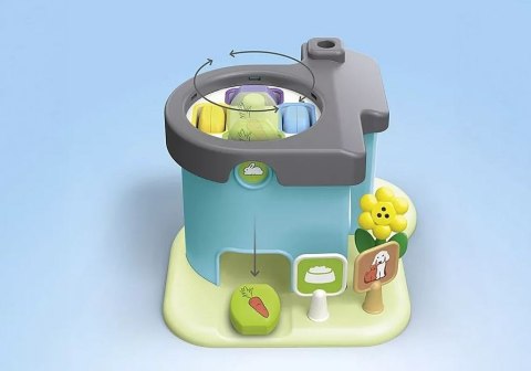 Zestaw z figurkami junior 71690 hotel dla zwierząt z dozownikiem pokarmu