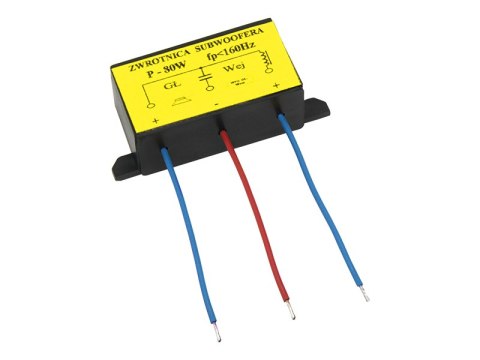 3423# Zwrotnica głośnikowa subwoofera 80w 4-8ohm w obudowie 3423# Zwrotnica głośnikowa subwoofera 80w 4-8ohm w obudowie