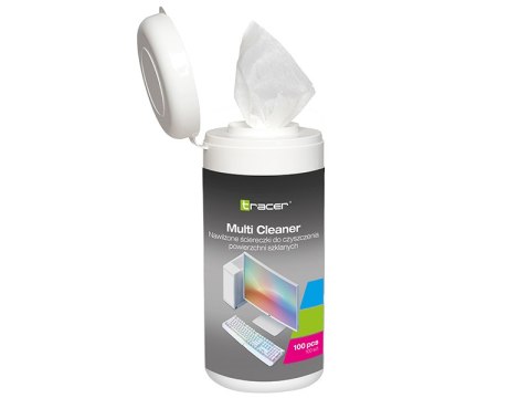 Chusteczki czyszczące TRACER LCD TUBE 100 pcs Chusteczki czyszczące TRACER LCD TUBE 100 pcs
