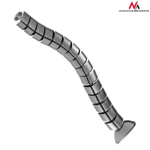 Organizator kabli/maskownica do biurka Maclean, 75cm, srebrna, MC-768 S