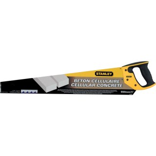 Piła do bloczków z betonu komórkowego 650mm, zęby hartowane 1,5/cal [l]