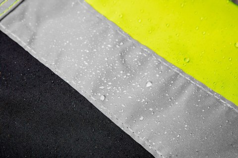 Spodnie robocze ostrzegawcze wodoodporne, żółte, rozmiar XXL