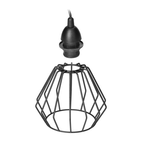 WAYA lampa wisząca, moc max. 1x18W, E27, czarna