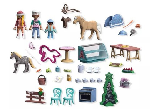 Zestaw z figurkami horses of waterfall 71952 Świąteczne wypieki w kawiarni jeździeckiej
