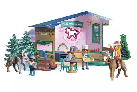 Zestaw z figurkami horses of waterfall 71952 Świąteczne wypieki w kawiarni jeździeckiej