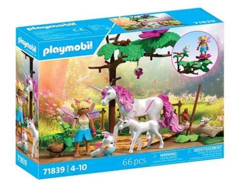 Zestaw z figurkami princess magic 71839 magiczna stajnia jednorożców dla mamy i źrebaka