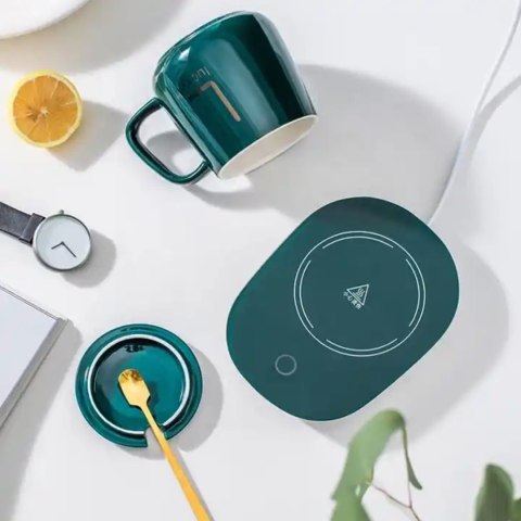 DA27A Ele. podgrzewacz do kubka zielony + kubek DA27A Ele. podgrzewacz do kubka zielony + kubek