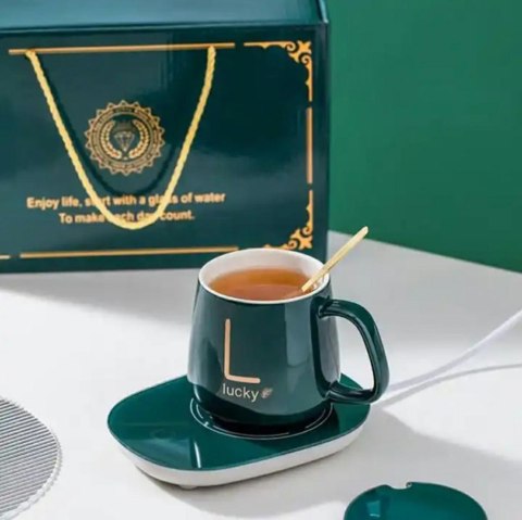 DA27A Ele. podgrzewacz do kubka zielony + kubek DA27A Ele. podgrzewacz do kubka zielony + kubek