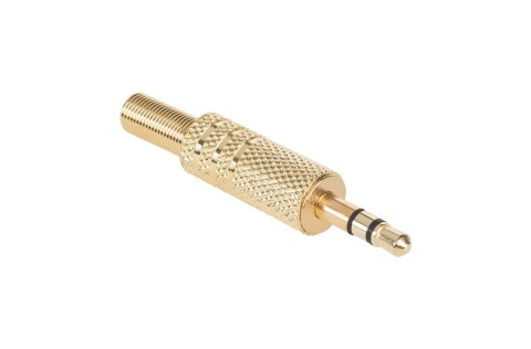 Wtyk Jack 3.5 stereo złoty metal Wtyk Jack 3.5 stereo złoty metal