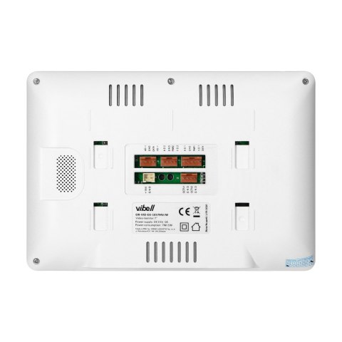 Zestaw wideodomofonowy, bezsłuchawkowy, kolor, LCD 7", menu OSD, sterowanie bramą, biały 
NOVEO