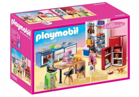 Zestaw z figurkami dollhouse 70206 rodzinna kuchnia Zestaw z figurkami dollhouse 70206 rodzinna kuchnia