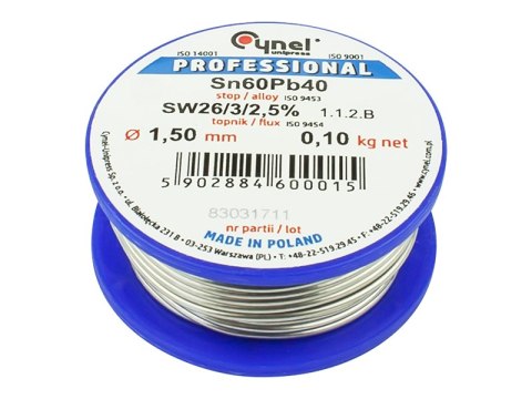 9634# Cyna 1,50/100g/spoiwo lc60-fsw26 cynel 9634# Cyna 1,50/100g/spoiwo lc60-fsw26 cynel