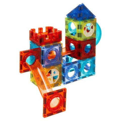 Klocki magnetyczne - tor kulkowy 96el. 26468
