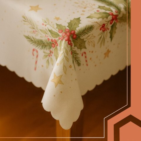 Obrus świąteczny 220x140cm Ruhhy 26378