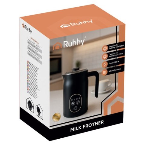 Spieniacz do mleka z wyświetlaczem 500W Ruhhy26649