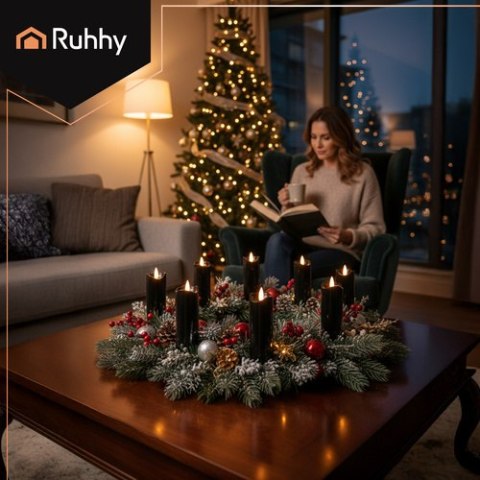 Świece LED 12 sztuk 15cm Ruhhy 26382