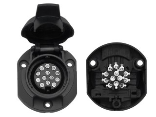 4838# Gniazdo przyczepy samoch. plastik 13pin