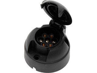 4858# Gniazdo przyczepy samochodowej plastik 7pin