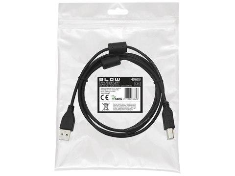 4968# Przyłącze usb a - b 1,5m komputer-drukarka 2xfer
