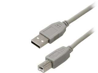 4969# Przyłącze usb a - b 1,5m komputer-drukarka szary