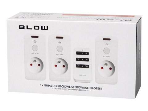 72-051# Gniazdo sieciowe x3 sterowane pilotem10a 72-051# Gniazdo sieciowe x3 sterowane pilotem10a