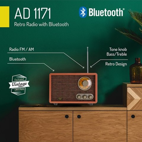 AD 1171 Retro radio z bluetooth AD 1171 Retro radio z bluetooth