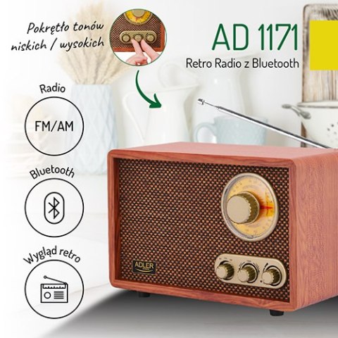 AD 1171 Retro radio z bluetooth AD 1171 Retro radio z bluetooth