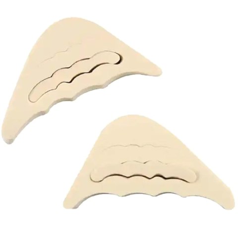 DA53A Piankowe wypełniacze do butów kremowe