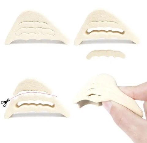 DA53A Piankowe wypełniacze do butów kremowe