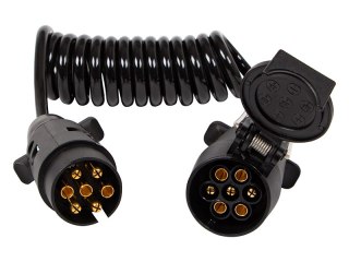 23-227# Przewód spiralny 7 pin 1,8m przedłużacz do przyczepki