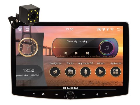 78-348# Radio blow cp01 1din 10" android/wifi/gps/carplay obrotowe