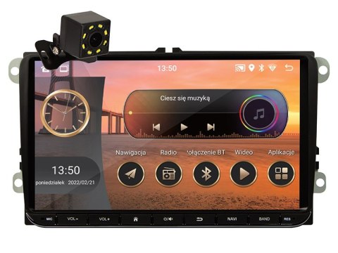 78-349# Radio blow cp02 2din 9" android/wifi/gps/carplay vw/ skoda/ seat