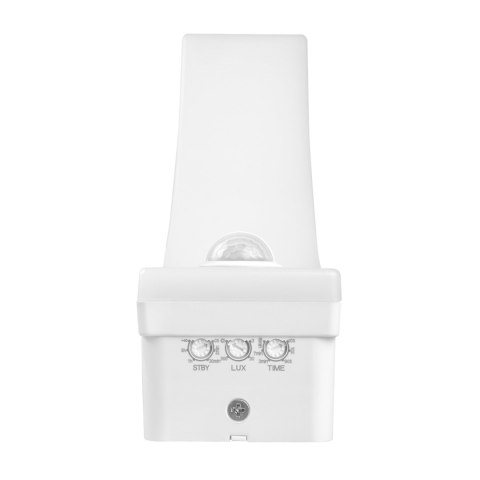 Lampa LED z czujnikiem ruchu Maclean, czujnik ruchu PIR, kolor biały, 20W, IP65, 2000lm, barwa neutralna biała (4000K) MCE512 W