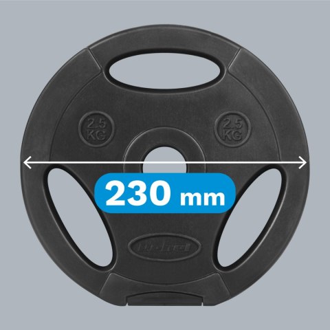 Obciążenie bitumiczne zestaw 4x2.5kg, otwór 31mm, talerz z uchwytami, REBEL ACTIVE