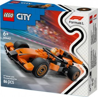 Klocki city 60442 f1 kierowca i bolid mclaren