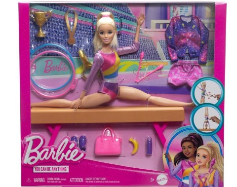 Lalka barbie gimnastyczka