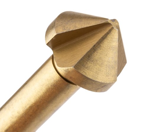 Wiertła fazujące stożkowe pogłębiacze TiN, 6.3 - 20.5 mm, zestaw 6 szt. Wiertła fazujące stożkowe pogłębiacze TiN, 6.3 - 20.5 mm, zestaw 6 szt.