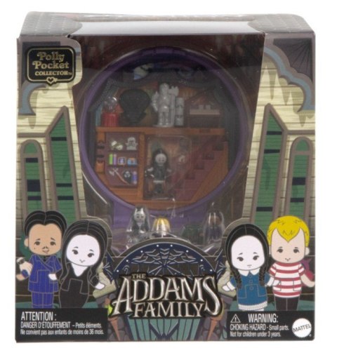 Zestaw kolekcjonerski polly pocket rodzina adamsów