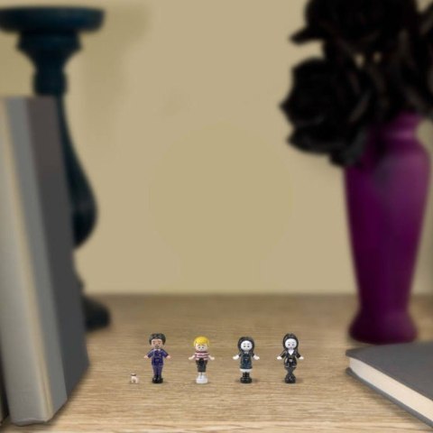 Zestaw kolekcjonerski polly pocket rodzina adamsów