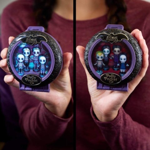 Zestaw kolekcjonerski polly pocket rodzina adamsów