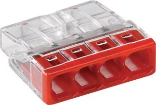 Złączka Wago 4-torowa, model: 2273-204, od 0,5-2,50mm? , 5 szt