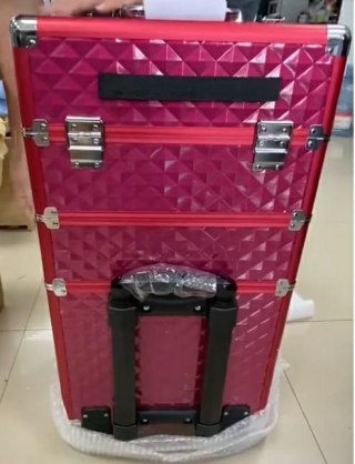 CA19E Kufer na kółkach 3w1 61x36x25 czerwony