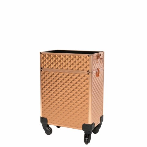 CA40A Kuferek kosmetyczny duży rose gold