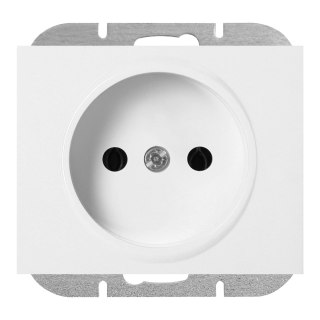 Gniazdo pojedyncze p/t 2P Onyx, 16A, 250V, PT-15O, biały