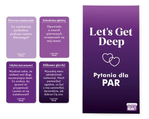 Gra lets get deep, gra dla par