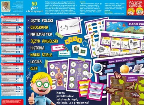 I'm a genius 50 gier edukacyjnych I'm a genius 50 gier edukacyjnych