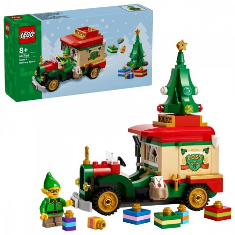 Klocki 40746 ciężarówka Świętego mikołaja